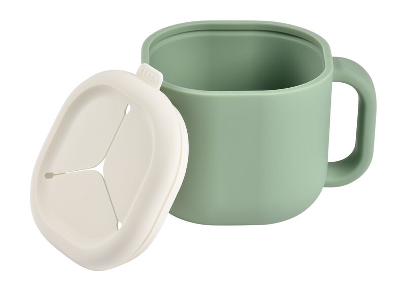 SNACK BOX Silicona Sage Green BEABA
